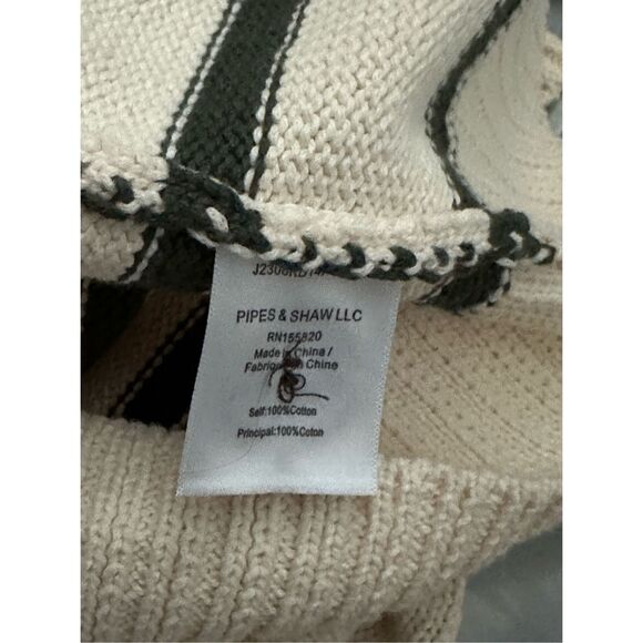 NWT Veronica Beard Kylin Stripe Button-Front Cotton Long Sleeve Cardigan Ecru XS - Picture 11 of 11